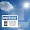 Signmission Lid Trash Container Remain Closed All Times, 5 in W x Rectangle, Vinyl Decal OS-2PACK-NS-D-35-L-15883 - alternate 4